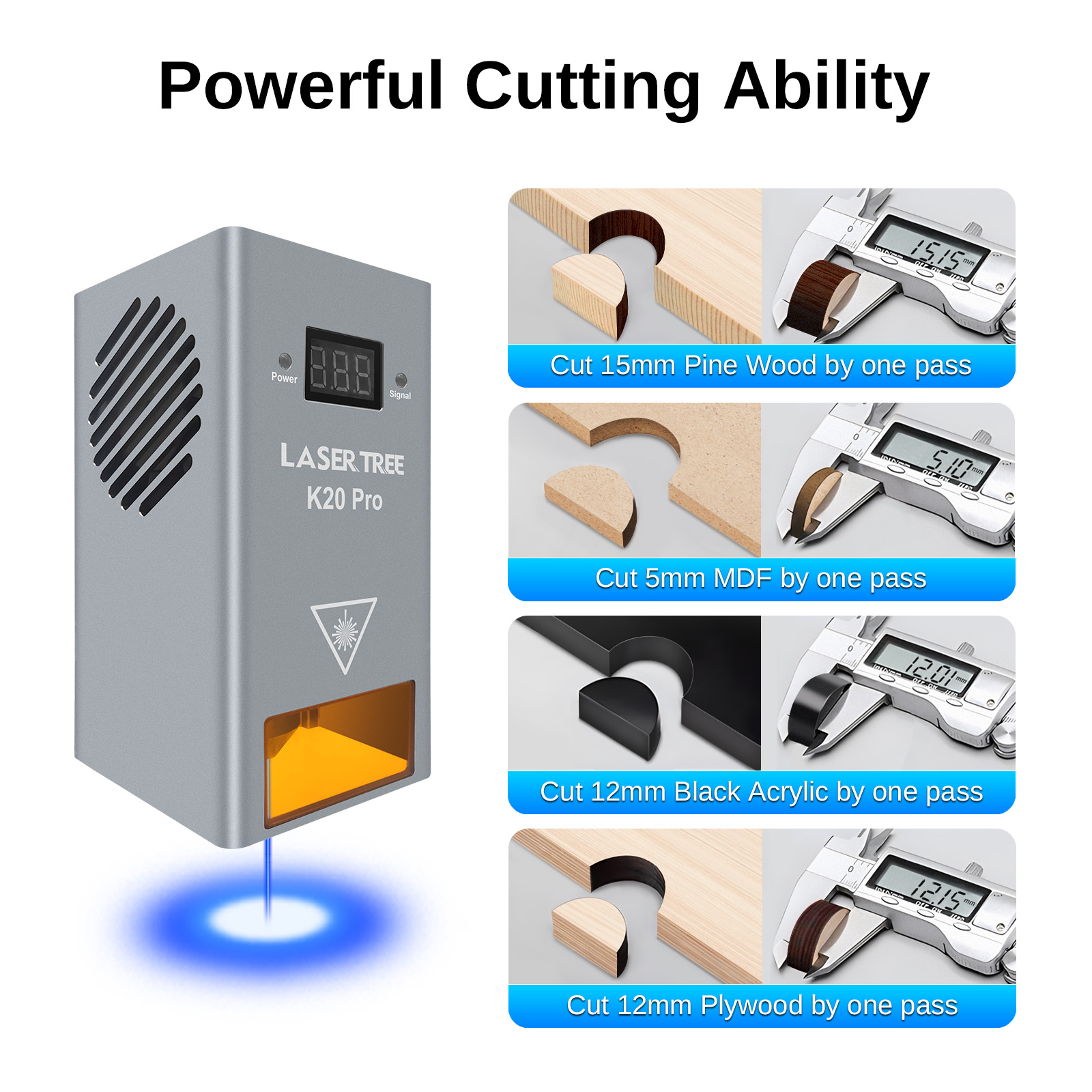 LASER TREE 20W Optical Power L - огляд і ціна Industrial Laser Engraver