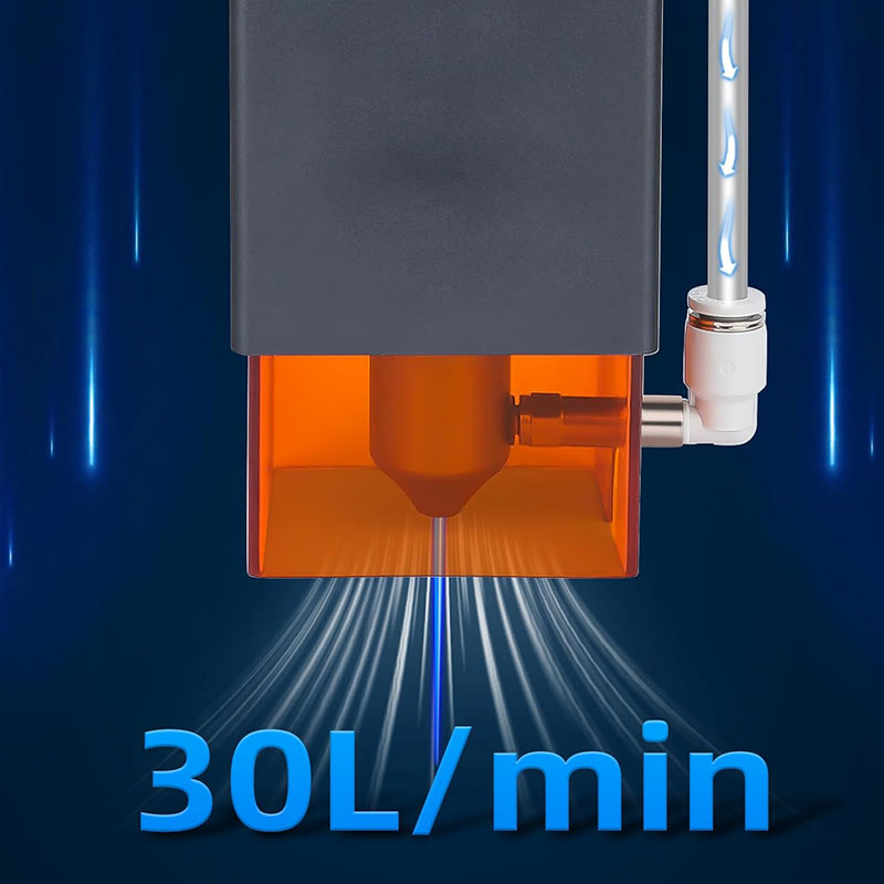 CNC 30L/Min Laser Air Assist P - огляд і ціна Industrial Laser Engraver