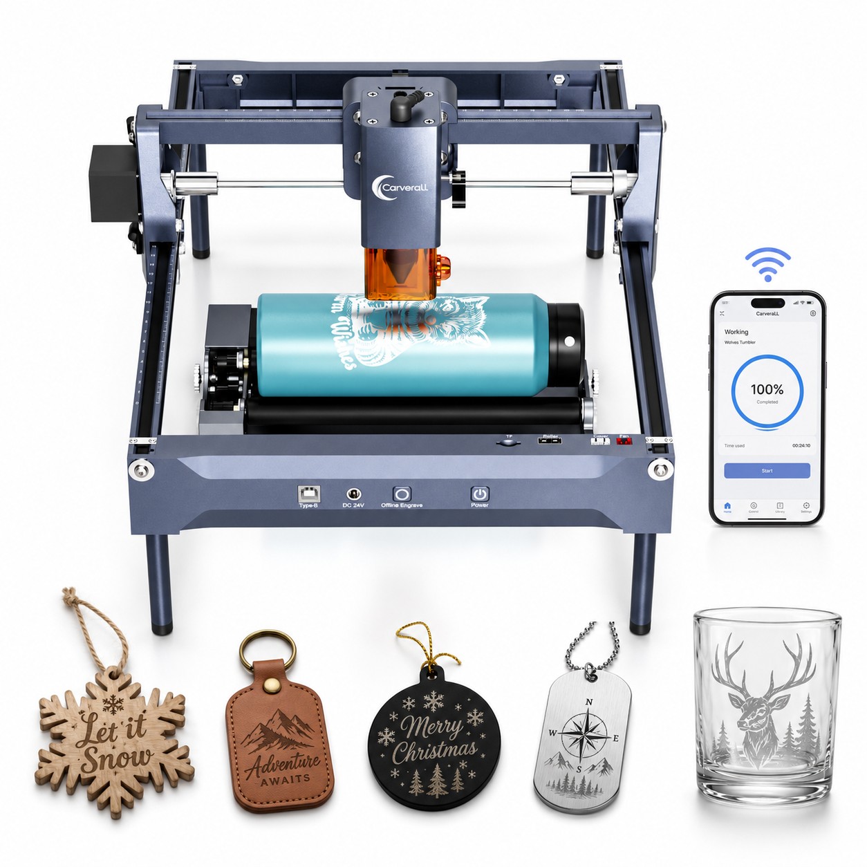 Carverall K15 Pro Laser Engrav - огляд і ціна Industrial Laser Engraver