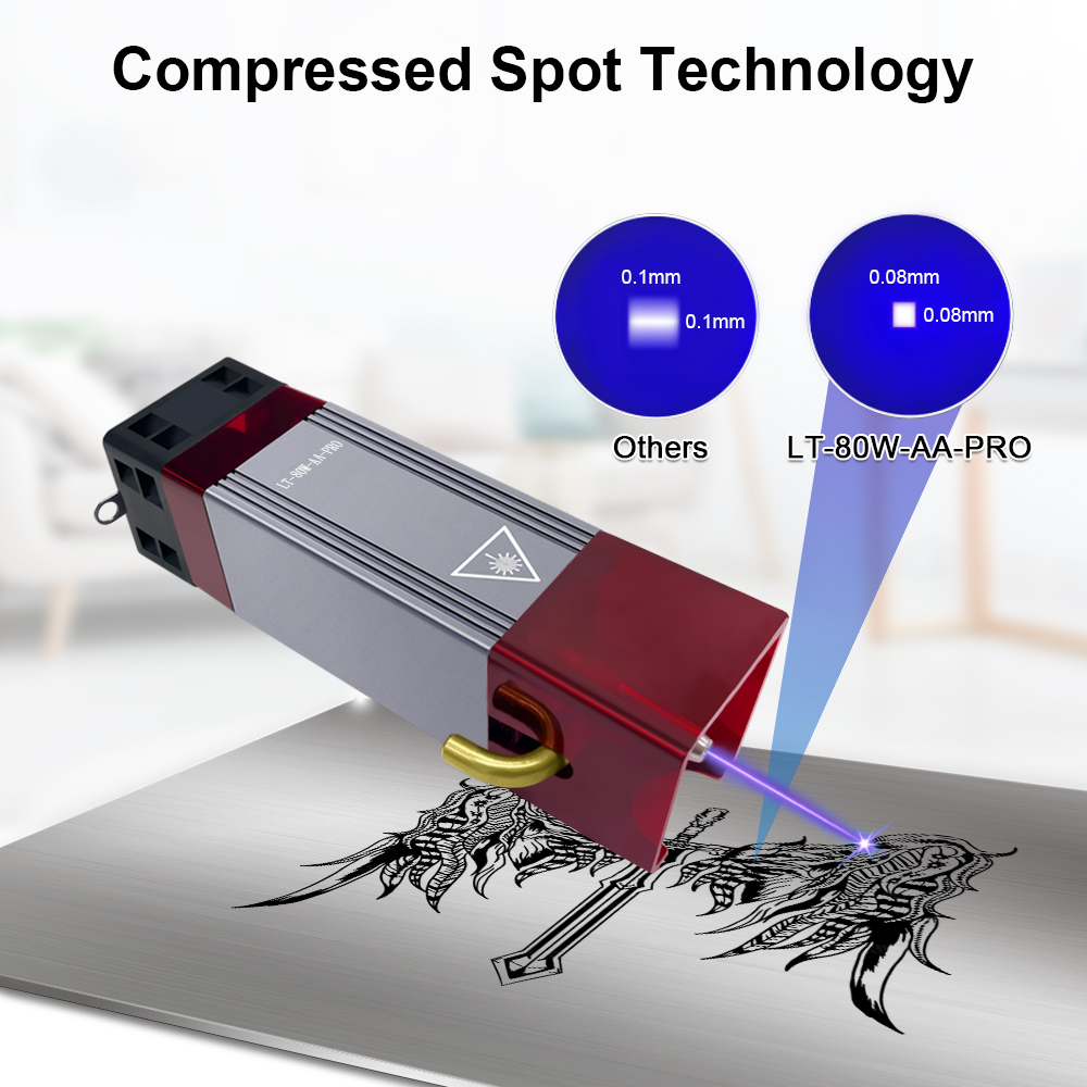 LASER TREE Pro 80W CNC Laser H - огляд і ціна Industrial Laser Engraver