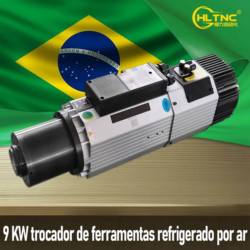 AP01 9KW ISO30 Air Cooled ATC  - огляд і ціна Cnc Spindle Motor